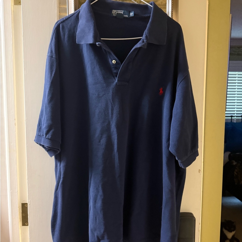 Polo by Ralph Lauren Men's Classic Blue Polo Shirt